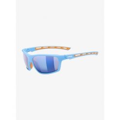 Okulary przeciwsłoneczne Uvex Sportstyle 229 - blue/mirror blue. Niebieskie okulary przeciwsłoneczne damskie Uvex. Za 239.90 zł.