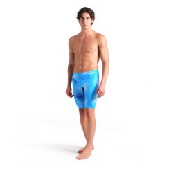 Spodenki Treningowe Arena Swim Jammer Allover Print. Czerwone kąpielówki męskie Arena, l, bez wzorów, do pływania. Za 189.99 zł.