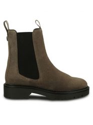 Gant Sztyblety 29553778 Beżowy. Brązowe botki damskie Gant, ze skóry, bez obcasa, na płaskiej podeszwie, bez zapięcia. Za 539.99 zł.