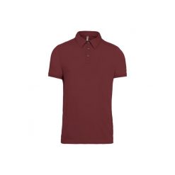 Koszulka polo z dżerseju Kariban. Czerwone koszulki polo męskie KARIBAN, xl, bez wzorów, z bawełny, bez ramiączek. Za 116.00 zł.