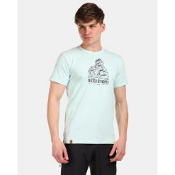 Męski bawełniany t-shirt Kilpi DISCOVER-M. Zielone t-shirty męskie Kilpi, m, bez wzorów, z bawełny, bez kołnierzyka. Za 91.56 zł.