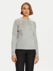 Marciano Guess Sweter 4BGR44 5786Z Szary Regular Fit. Szare swetry klasyczne damskie Marciano Guess, xs, z syntetyku, bez kołnierzyka. Za 659.99 zł.