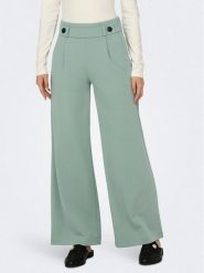 JDY Spodnie materiałowe Geggo 15208430 Zielony Wide Leg. Zielone spodnie materiałowe damskie JDY, bez wzorów, z materiału. Za 79.99 zł.