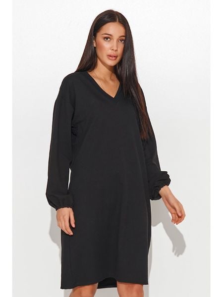 Numinou Sukienka w kolorze czarnym rozmiar: 36/38. Czarne sukienki damskie Numinou, bez wzorów, bez kołnierzyka, bez ramiączek, midi. Za 158.95 zł.