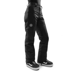 Spodnie snowboardowe damskie P1-W Vader. Czarne spodnie dresowe damskie SIROKO, bez wzorów, sportowe. W wyprzedaży za 367.95 zł.
