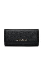 Valentino Portfel Brixton VPS7LX113 Czarny. Czarne portfele damskie Valentino, bez wzorów, ze skóry. Za 164.99 zł.