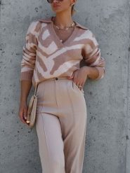 LA Angels Sweter w kolorze kremowo-jasnobrązowym rozmiar: S. Brązowe swetry klasyczne damskie LA Angels, s, bez kołnierzyka. Za 177.32 zł.