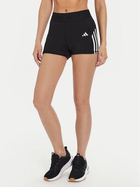 Adidas Szorty sportowe Hyperglam IN9299 Czarny Slim Fit. Czarne spodenki sportowe damskie Adidas, xs, z syntetyku, na fitness i siłownię. Za 109.99 zł.