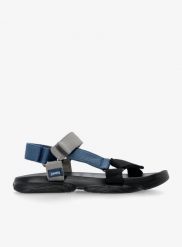 Sandały Camper Karst Sandal. Niebieskie sandały męskie Camper, z otwartym noskiem, bez zapięcia. Za 417.99 zł.