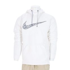 Second life - Nike bluza męska z kapturem - Stan bardzo dobry. Białe bluzy z kapturem męskie Nike, l, z materiału. Za 106.46 zł.