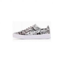 Buty do chodzenia damskie Puma Carina Reptile. Białe buty sportowe na co dzień damskie Puma, bez wzorów, z materiału, trekkingowe. Za 270.70 zł.