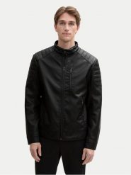 Tom Tailor Kurtka z imitacji skóry 1044100 Czarny Regular Fit. Czarne kurtki męskie Tom Tailor, m, bez wzorów, ze skóry, bez kaptura. Za 289.99 zł.