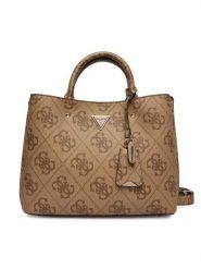 Guess Torebka Meridian II HWOS69 74060 Beżowy. Brązowe torebki klasyczne damskie Guess, z aplikacjami, ze skóry, bez dodatków. Za 749.99 zł.