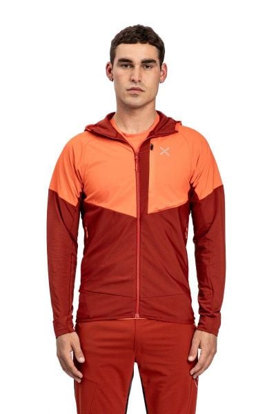 Bluza trekkingowa męska Montura Spitze Maglia m. Brązowe bluzy z kapturem męskie MONTURA, m, z materiału. Za 749.99 zł.