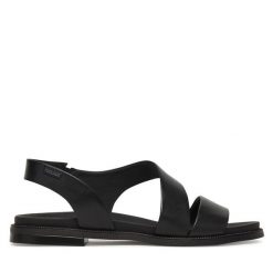 Sandały Pikolinos. Czarne sandały damskie Pikolinos, bez wzorów, bez obcasa, na płaskiej podeszwie. Za 489.99 zł.