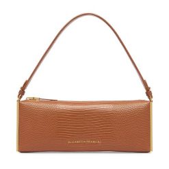 Torebka Elisabetta Franchi. Brązowe torebki klasyczne damskie Elisabetta Franchi, bez wzorów, bez dodatków. Za 1,289.00 zł.