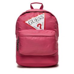 Plecak Guess. Czerwone plecaki damskie Guess, z aplikacjami, sportowe. Za 229.99 zł.