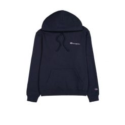 Bluza męska z kapturem do treningu Champion Hooded Sweatshirt granatowa. Niebieskie bluzy z kapturem męskie CHAMPION, m. Za 279.00 zł.