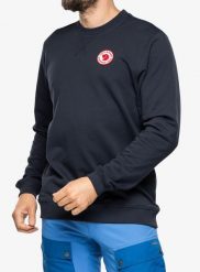 Bluza bawełniana męska Fjallraven 1960 Logo Badge Sweater M. Niebieskie bluzy z kapturem męskie Fjällräven, l, z bawełny. Za 428.99 zł.