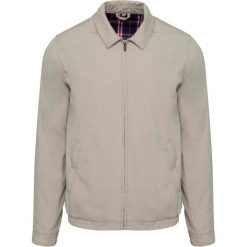 Kurtka Kariban Harrington. Brązowe kurtki męskie KARIBAN, na zimę, m, bez wzorów, bez kaptura. W wyprzedaży za 165.50 zł.