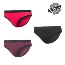 SENSOR Termoaktywne figi damskie DOUBLE FACE 3PACK-L. Czerwone figi damskie Sensor, l, bez wzorów. Za 131.15 zł.