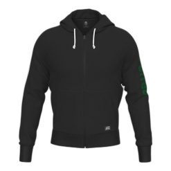 Bluza z kapturem i zamkiem błyskawicznym Errea Essential. Czarne bluzy sportowe męskie ERREA, m, z bawełny. Za 155.70 zł.