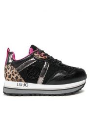 Liu Jo Sneakersy Maxi Wonder 604 4F3301 TX347 M Czarny. Czarne buty sportowe dziewczęce Liu Jo, bez wzorów, z materiału, bez zapięcia. Za 869.99 zł.