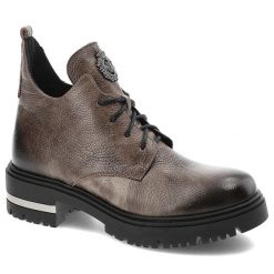 Szare Botki Armodo Modne Obuwie Damskie Z Broszką. Szare broszki damskie Armodo. Za 339.00 zł.