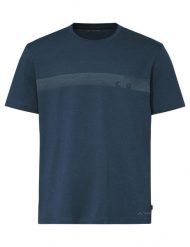 Koszulka rowerowa M Cyclist T-Shirt V. Niebieskie t-shirty męskie Vaude, m, bez wzorów, z bawełny, bez kołnierzyka. Za 189.00 zł.