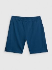 4F Spodenki dresowe męskie - turkusowe XL. Niebieskie szorty męskie 4f, na lato, bez wzorów, z dresówki, sportowe. Za 89.99 zł.