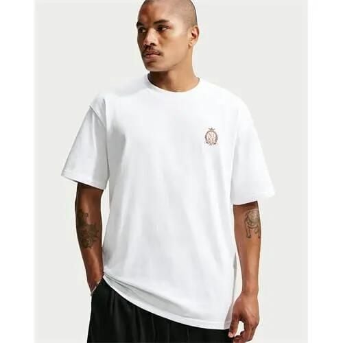 Koszulka sportowa męska Nike IV5206100WHITE. Białe t-shirty sportowe męskie Nike, l, z materiału, bez ramiączek, na fitness i siłownię. Za 275.00 zł.