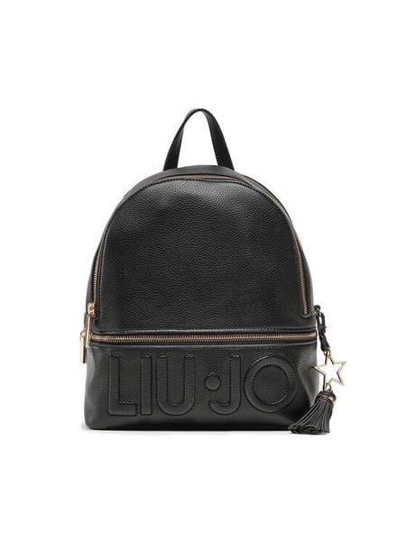 Liu Jo Plecak M Backpack AXX025 E0086 Czarny. Czarne plecaki damskie Liu Jo, bez wzorów, ze skóry. Za 589.99 zł.