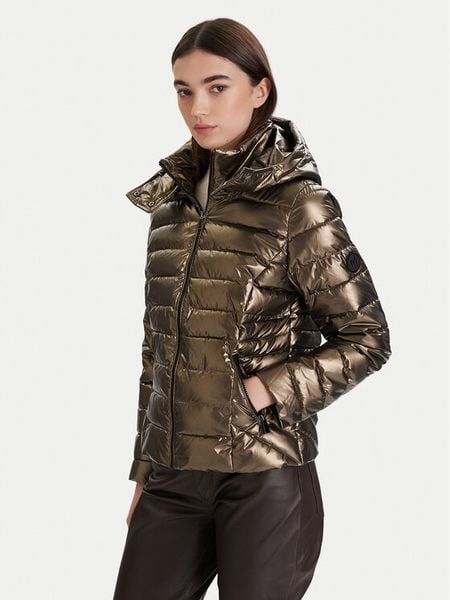 Morgan Kurtka zimowa 242-GELOLA Brązowy Regular Fit. Brązowe kurtki damskie Morgan, na zimę, bez wzorów, z syntetyku, bez kaptura. Za 469.99 zł.