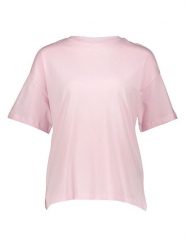 JDY Koszulka "Carla" w kolorze jasnoróżowym rozmiar: XL. Różowe bluzki damskie JDY, xl, bez wzorów, z bawełny, bez kołnierzyka, bez ramiączek. Za 57.06 zł.