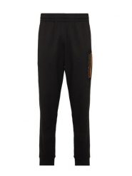 EA7 Emporio Armani Spodnie dresowe 7M002422 AF13512 UC001 Czarny Slim Fit. Czarne spodnie dresowe męskie EA7 Emporio Armani, bez wzorów, z bawełny. Za 424.99 zł.