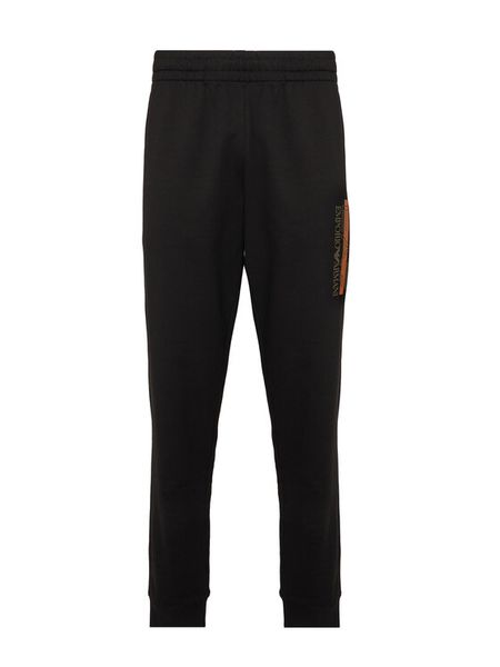 EA7 Emporio Armani Spodnie dresowe 7M002422 AF13512 UC001 Czarny Slim Fit. Czarne spodnie dresowe męskie EA7 Emporio Armani, bez wzorów, z bawełny. Za 424.99 zł.