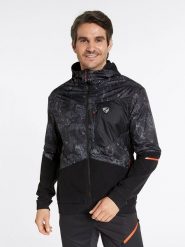 Ziener Kurtka funkcyjna "Nikolo" w kolorze szaro-czarnym rozmiar: 58. Czarne kurtki outdoor męskie Ziener, bez wzorów, bez kaptura. Za 188.85 zł.