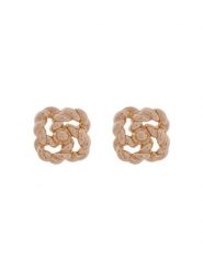 Aldo Kolczyki Doubleknot 14088262 Złoty. Żółte kolczyki damskie Aldo, metalowe. Za 129.99 zł.