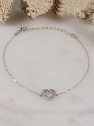 Heliophilia Srebrna bransoletka rozmiar: onesize. Szare bransoletki damskie Heliophilia, srebrne. Za 56.99 zł.