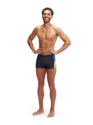 Speedo Kąpielówki "Eco Dive" w kolorze granatowo-żółto-niebieskim rozmiar: 3. Niebieskie kąpielówki męskie Speedo, bez wzorów, z materiału. Za 96.60 zł.