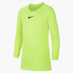 Koszulka Termoaktywna Juniorska Nike First Layer. Zielone bielizna termoaktywna męska Nike, bez wzorów. Za 97.50 zł.