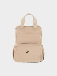 4F Plecak miejski (20L) uniseks - beżowy Uniwersalny. Brązowe plecaki damskie 4f, bez wzorów, z syntetyku, eleganckie. Za 169.99 zł.