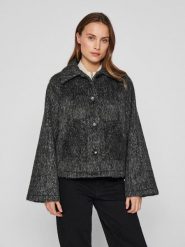 Vila Kurtka przejściowa w kolorze antracytowym rozmiar: 40. Czarne kurtki damskie Vila, bez wzorów, bez kaptura. Za 165.99 zł.