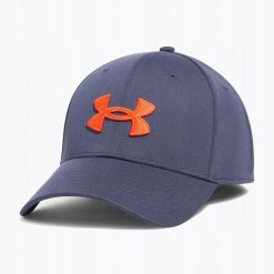 Czapka Z Daszkiem Męska Under Armour Sportowa Z Logo Blitzing. Niebieskie czapki męskie Under Armour, bez wzorów, sportowe. Za 99.99 zł.