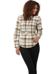 WITT WEIDEN Bluzka w kolorze kremowym rozmiar: 42. Brązowe bluzki damskie WITT WEIDEN, bez wzorów, bez kołnierzyka, bez ramiączek. Za 56.66 zł.