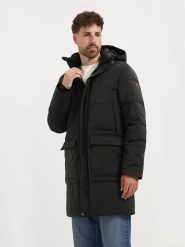 TRAVELIN' Płaszcz zimowy w kolorze czarnym rozmiar: M. Czarne płaszcze męskie Travelin', na zimę, m, bez wzorów. Za 543.99 zł.