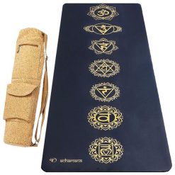 Mata do jogi gumy-sztucznej skóry 5mm +Torba z korka, do suchych lub mokrych rąk. Torebki klasyczne damskie ACHAMANA, bez wzorów, z kauczuku, bez dodatków. W wyprzedaży za 661.00 zł.