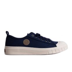 Granatowe trampki Big Star LL174018 403 niebieskie. Niebieskie trampki i tenisówki męskie bez wzorów, bez zapięcia. Za 158.90 zł.