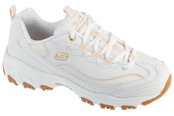 Buty sportowe Sneakersy damskie, D'Lites - Good Neutral. Białe buty sportowe na co dzień damskie Skechers, bez wzorów, z materiału, trekkingowe. Za 339.99 zł.
