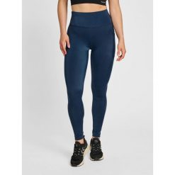 Damskie wysokie legginsy Hummel TE Tola. Niebieskie legginsy sportowe damskie HUMMEL, l, bez wzorów, na fitness i siłownię. Za 194.00 zł.
